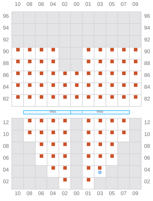 Bay 007 view and slots of JONNI RITSCHER