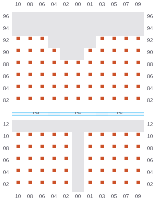 Bay 019 view and slots of JONNI RITSCHER