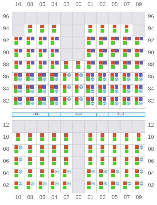 Bay 021 view and slots of JONNI RITSCHER