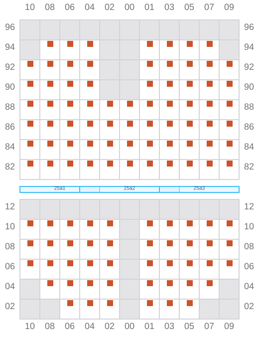 Bay 027 view and slots of JONNI RITSCHER