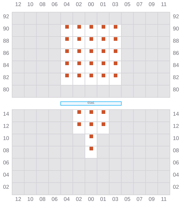 Bay 001 view and slots of CELSIUS BOSTON