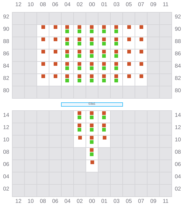 Bay 003 view and slots of CELSIUS BOSTON