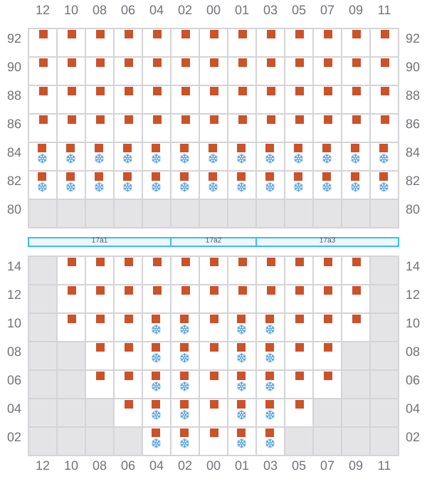 Bay 017 view and slots of CELSIUS BOSTON