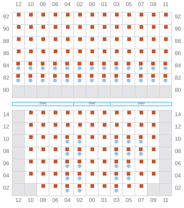 Bay 025 view and slots of CELSIUS BOSTON