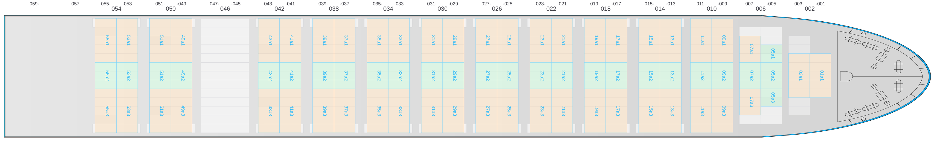 Deck view of CELSIUS BOSTON