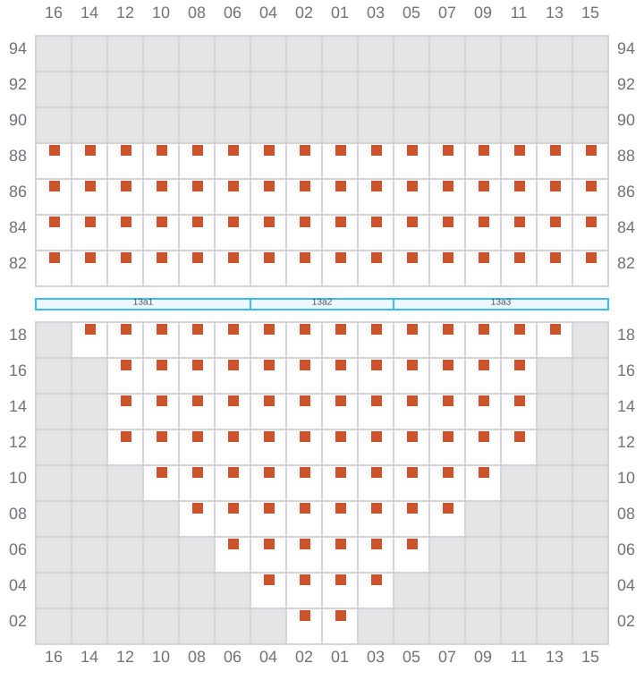 Bay 013 view and slots of EVER UNITY