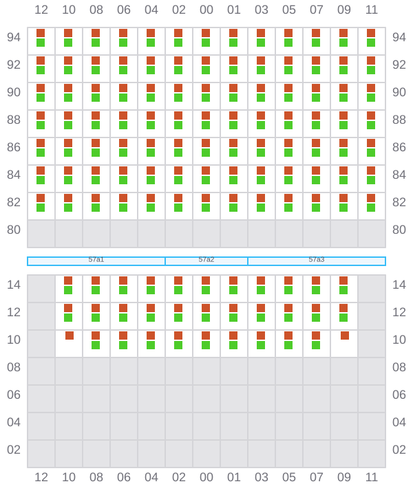 Bay 057 view and slots of REN JIAN 26