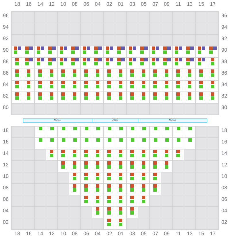 Bay 009 view and slots of TIRUA