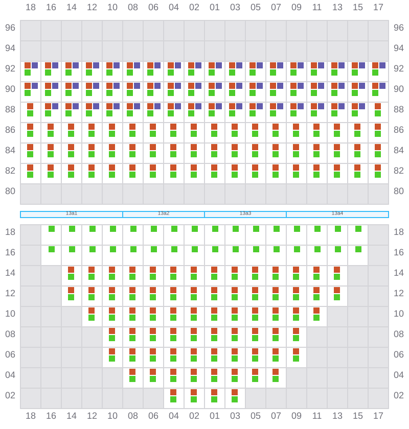 Bay 013 view and slots of TIRUA