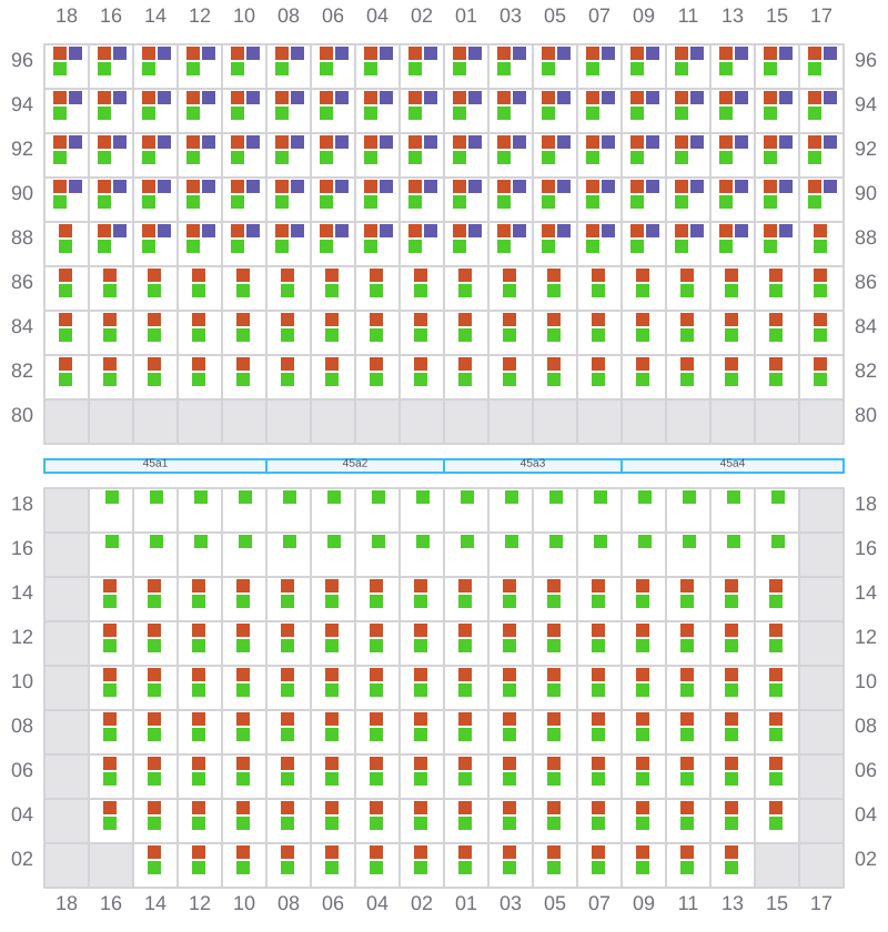 Bay 045 view and slots of TIRUA