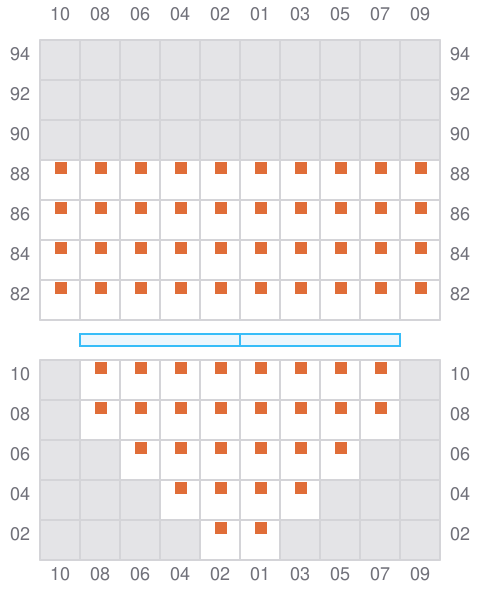 Bay 007 view and slots of CAPT.KATTELMANN