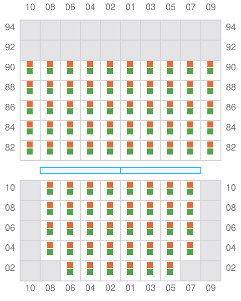 Bay 013 view and slots of CAPT.KATTELMANN