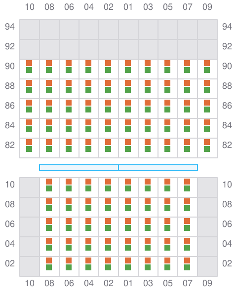 Bay 017 view and slots of CAPT.KATTELMANN