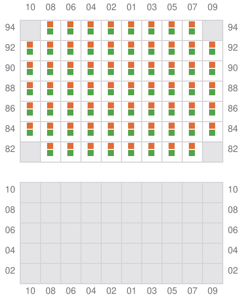 Bay 033 view and slots of CAPT.KATTELMANN