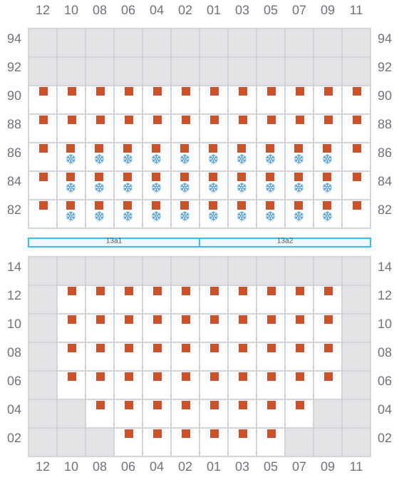 Bay 015 view and slots of AS CONSTANTINA