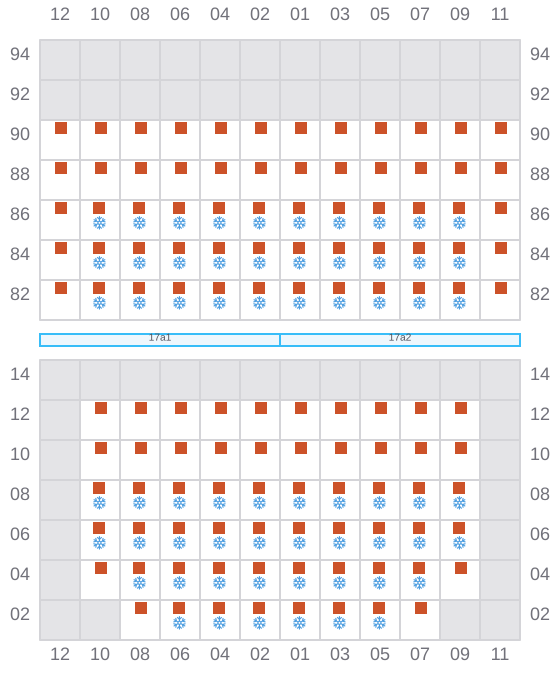 Bay 019 view and slots of AS CONSTANTINA