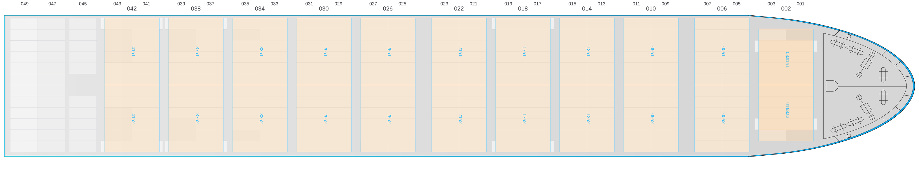 Deck view of AS CONSTANTINA