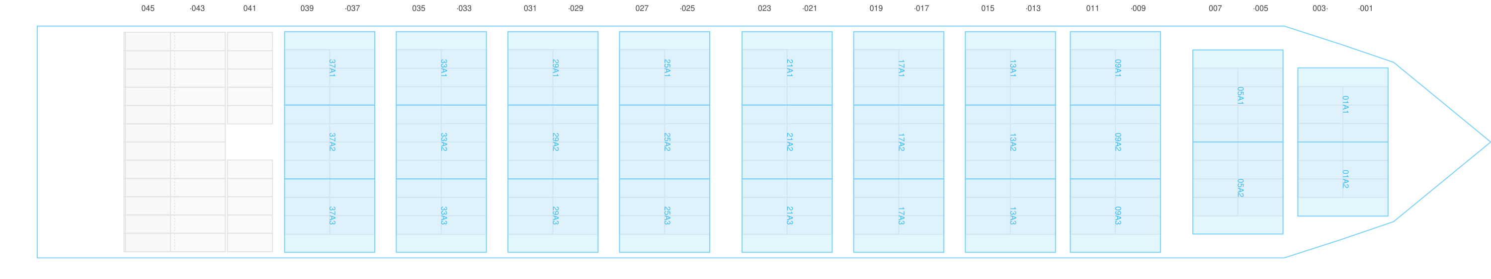 Deck view of CHIQUITA TRADER