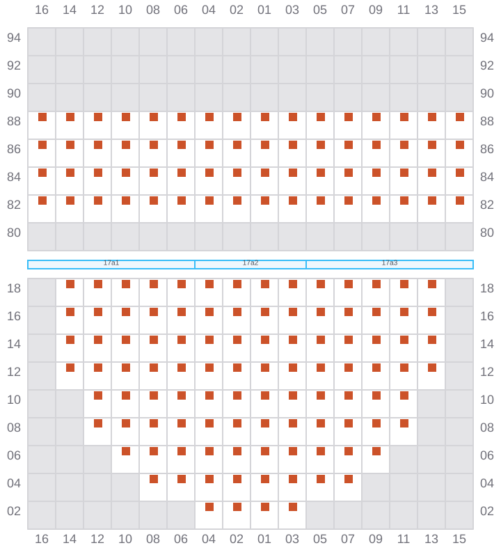 Bay 019 view and slots of COSCO SINGAPORE