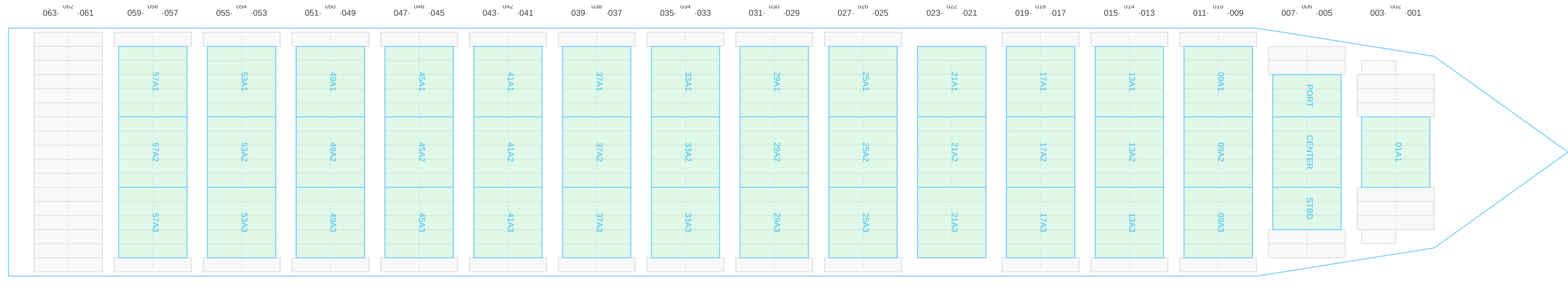 Deck view of X-PRESS PISCES