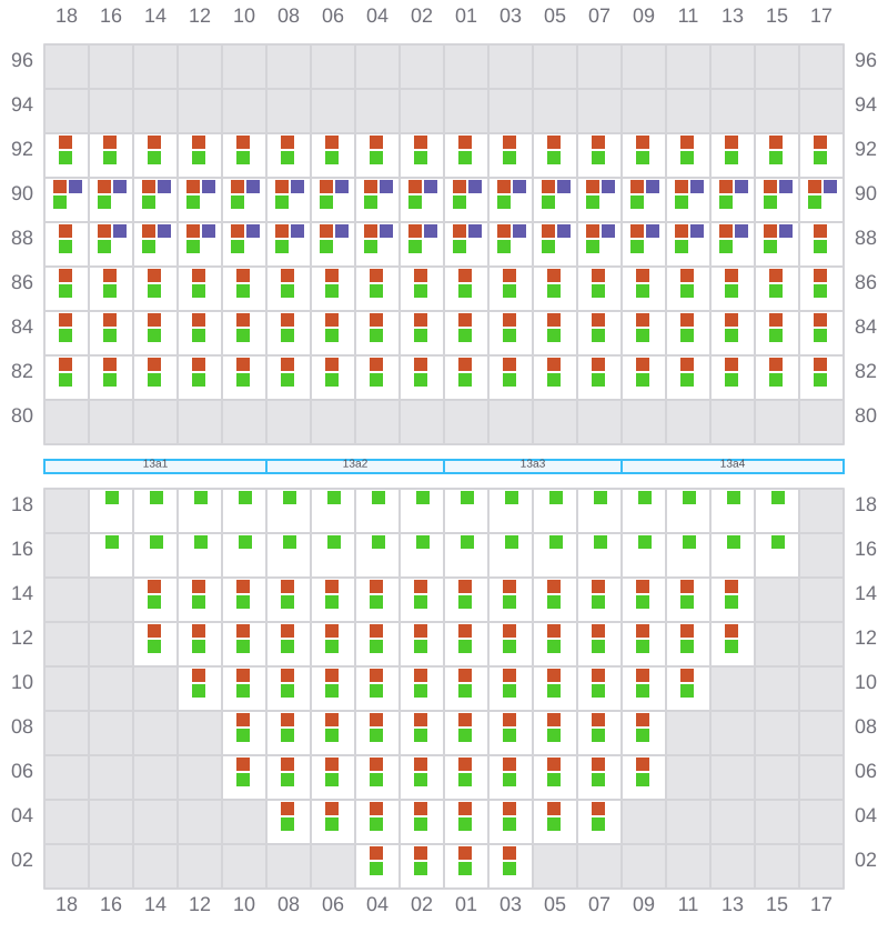 Bay 013 view and slots of TS DALIAN