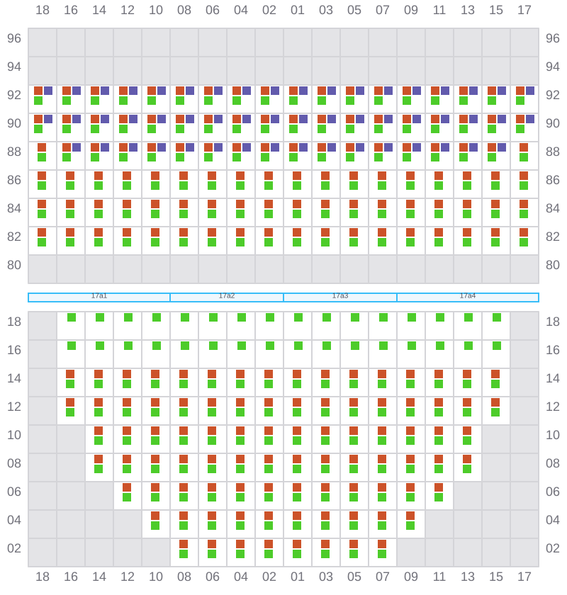 Bay 017 view and slots of TS DALIAN