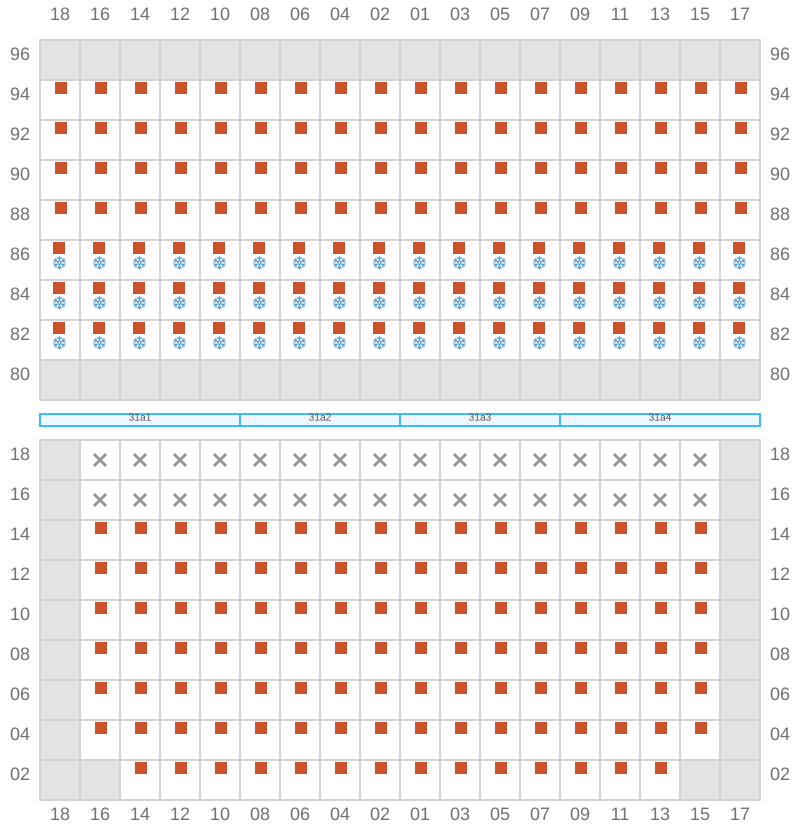 Bay 031 view and slots of TS DALIAN