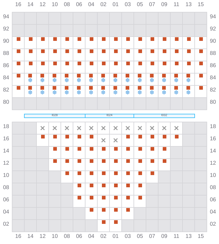 Bay 011 view and slots of GSL VIOLETTA