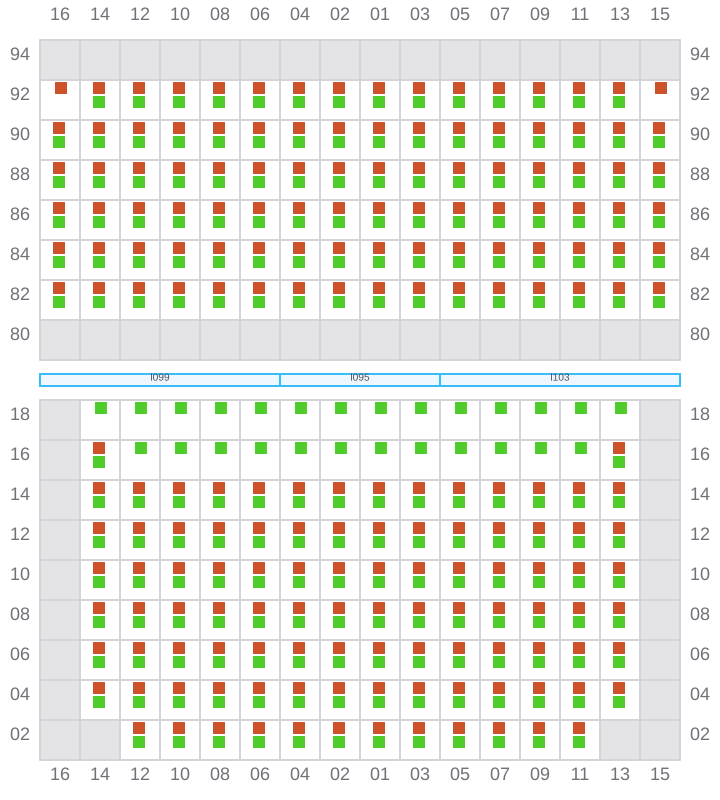 Bay 033 view and slots of GSL VIOLETTA