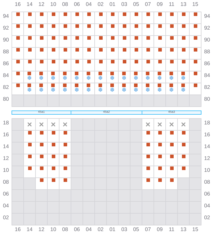 Bay 047 view and slots of GSL VIOLETTA