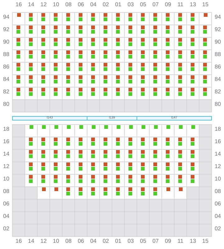 Bay 049 view and slots of GSL VIOLETTA