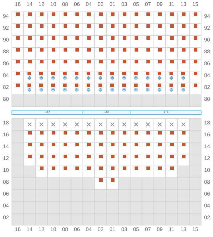 Bay 055 view and slots of GSL VIOLETTA