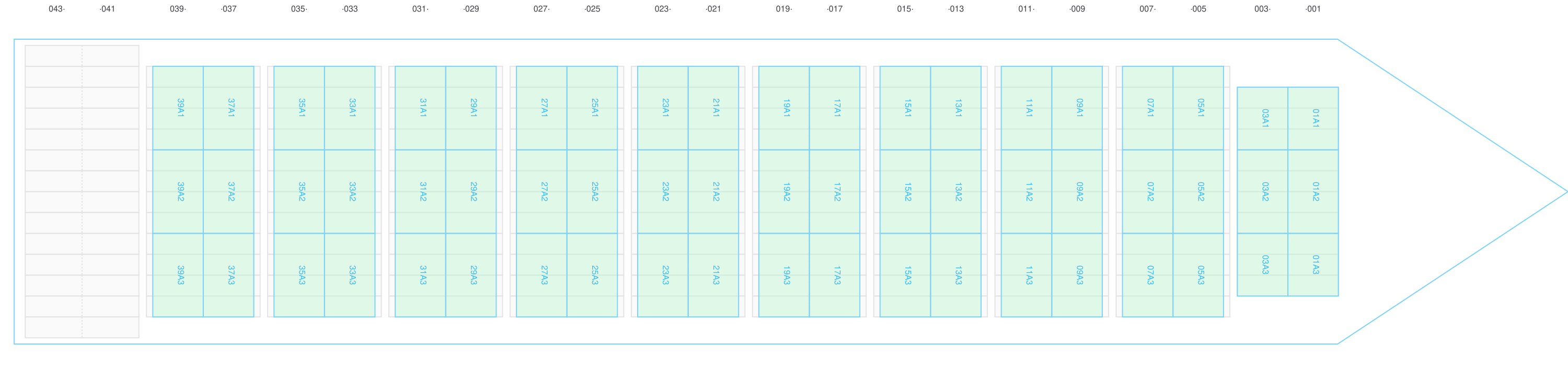 Deck view of MAERSK YOSEMITE