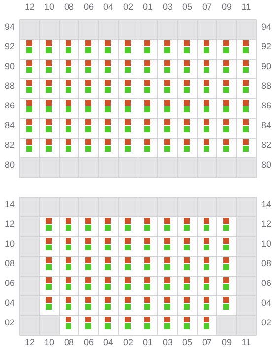Bay 029 view and slots of AS CAROLINA