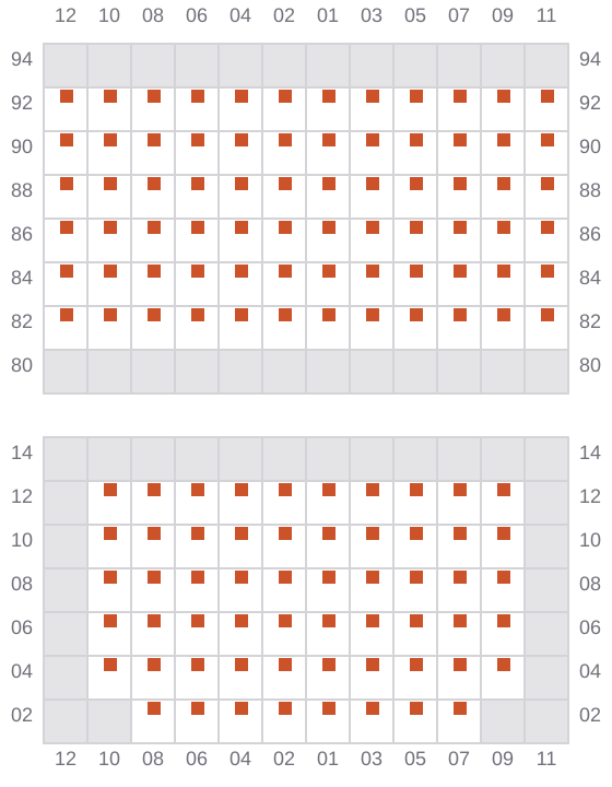 Bay 031 view and slots of AS CAROLINA