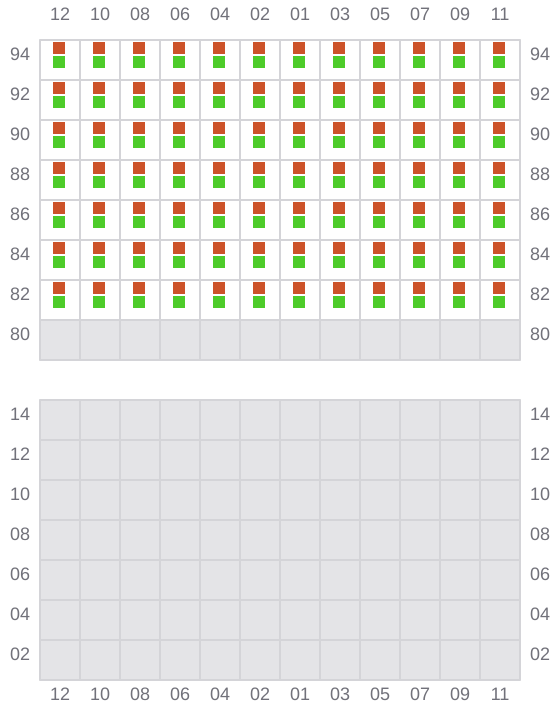 Bay 045 view and slots of AS CAROLINA