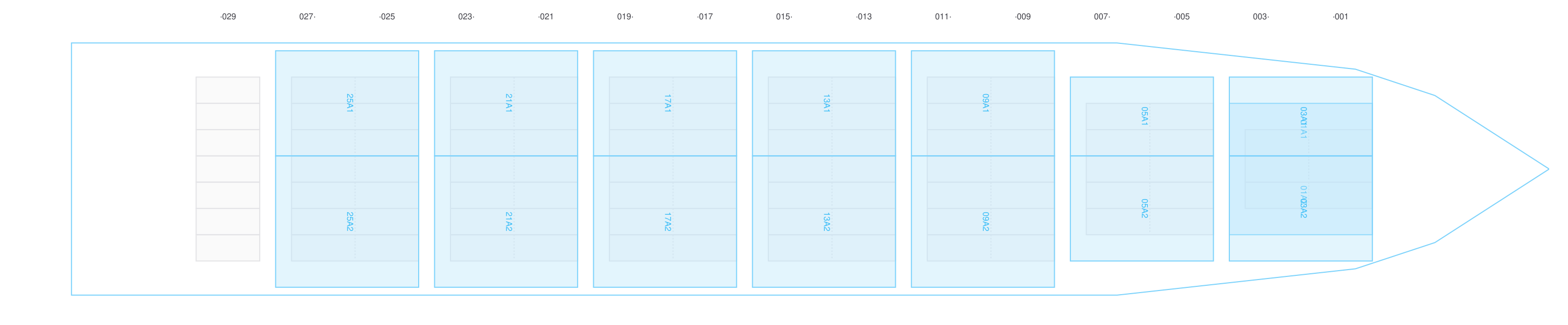 Deck view of MERATUS MANADO
