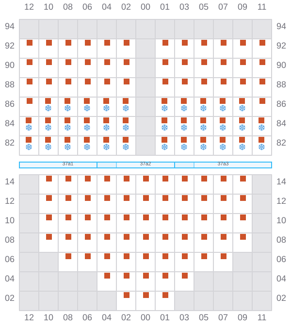 Bay 039 view and slots of ROBIN 4