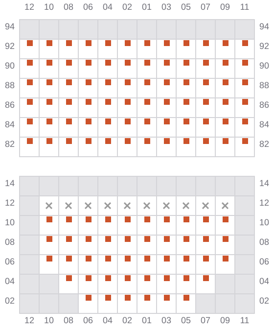 Bay 015 view and slots of CF ATHENA