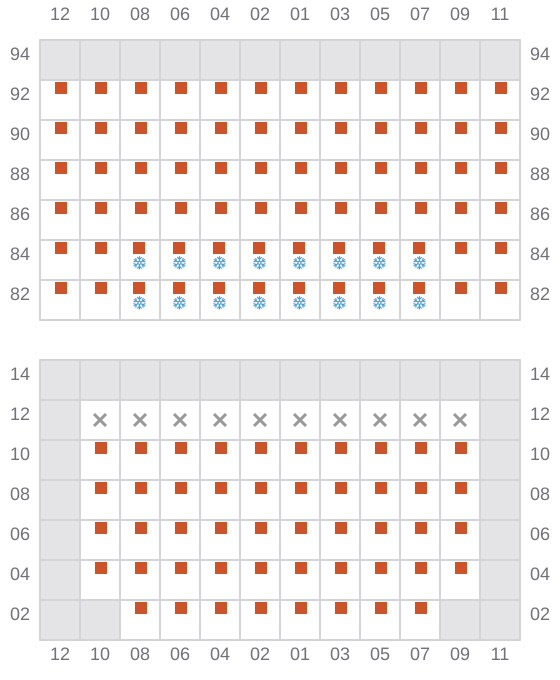 Bay 023 view and slots of CF ATHENA