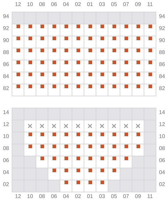 Bay 039 view and slots of CF ATHENA