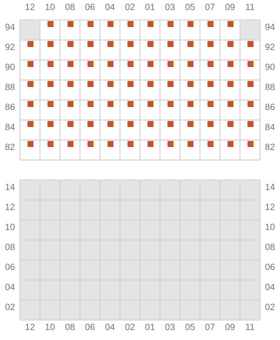 Bay 045 view and slots of CF ATHENA