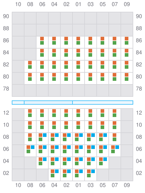 Bay 009 view and slots of BALDUR