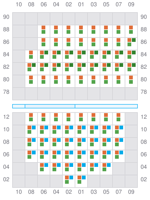 Bay 025 view and slots of BALDUR