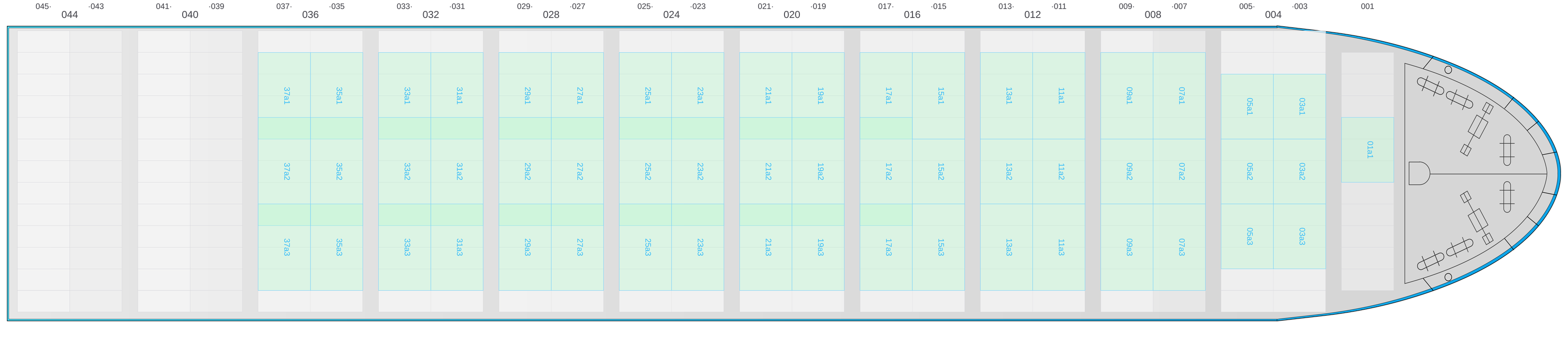 Deck view of GISELE A