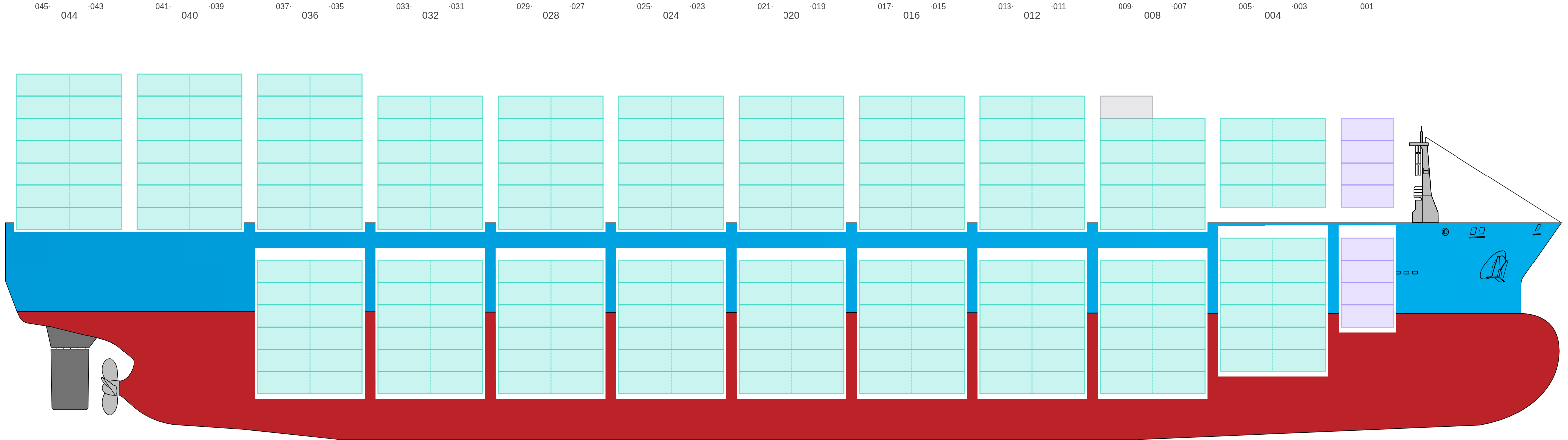 Side view of GISELE A