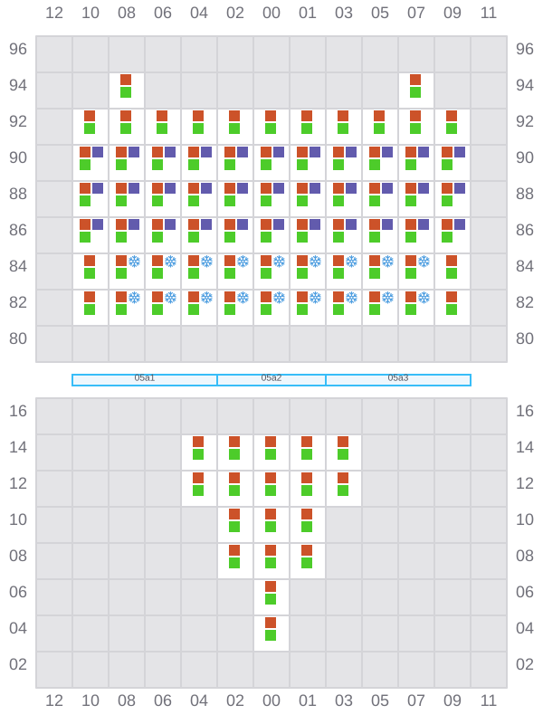 Bay 005 view and slots of DYROS