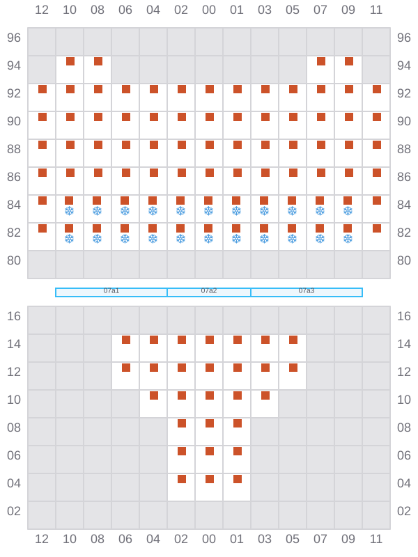 Bay 007 view and slots of DYROS