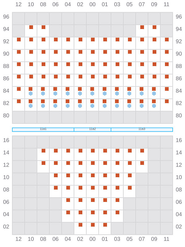 Bay 011 view and slots of DYROS