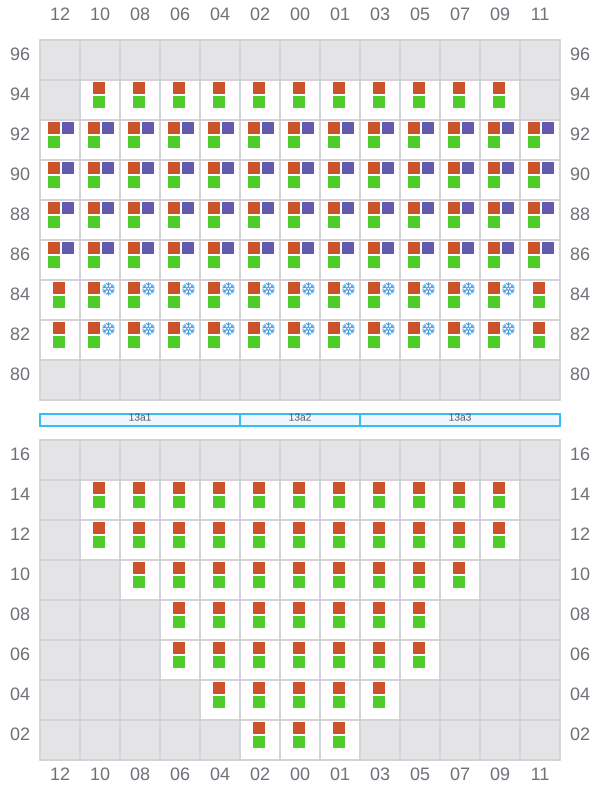 Bay 013 view and slots of DYROS